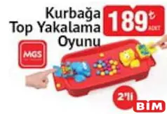MGS OYUNCAK KURBAĞA TOP YAKALAMA OYUNU 2'Lİ